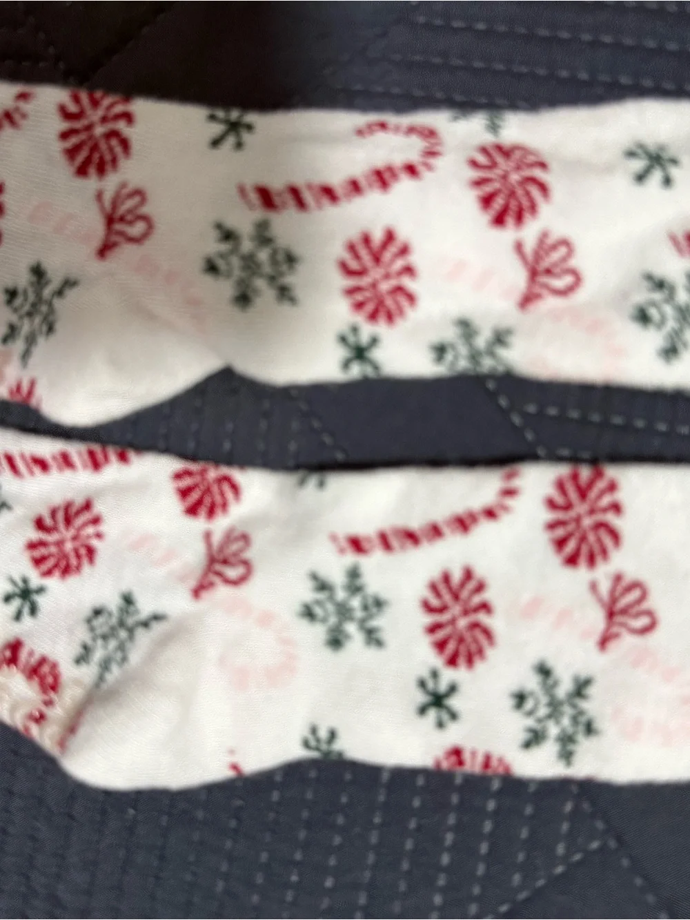 The Children's Place Red and White Snowflake Leggings- 2 pairs
